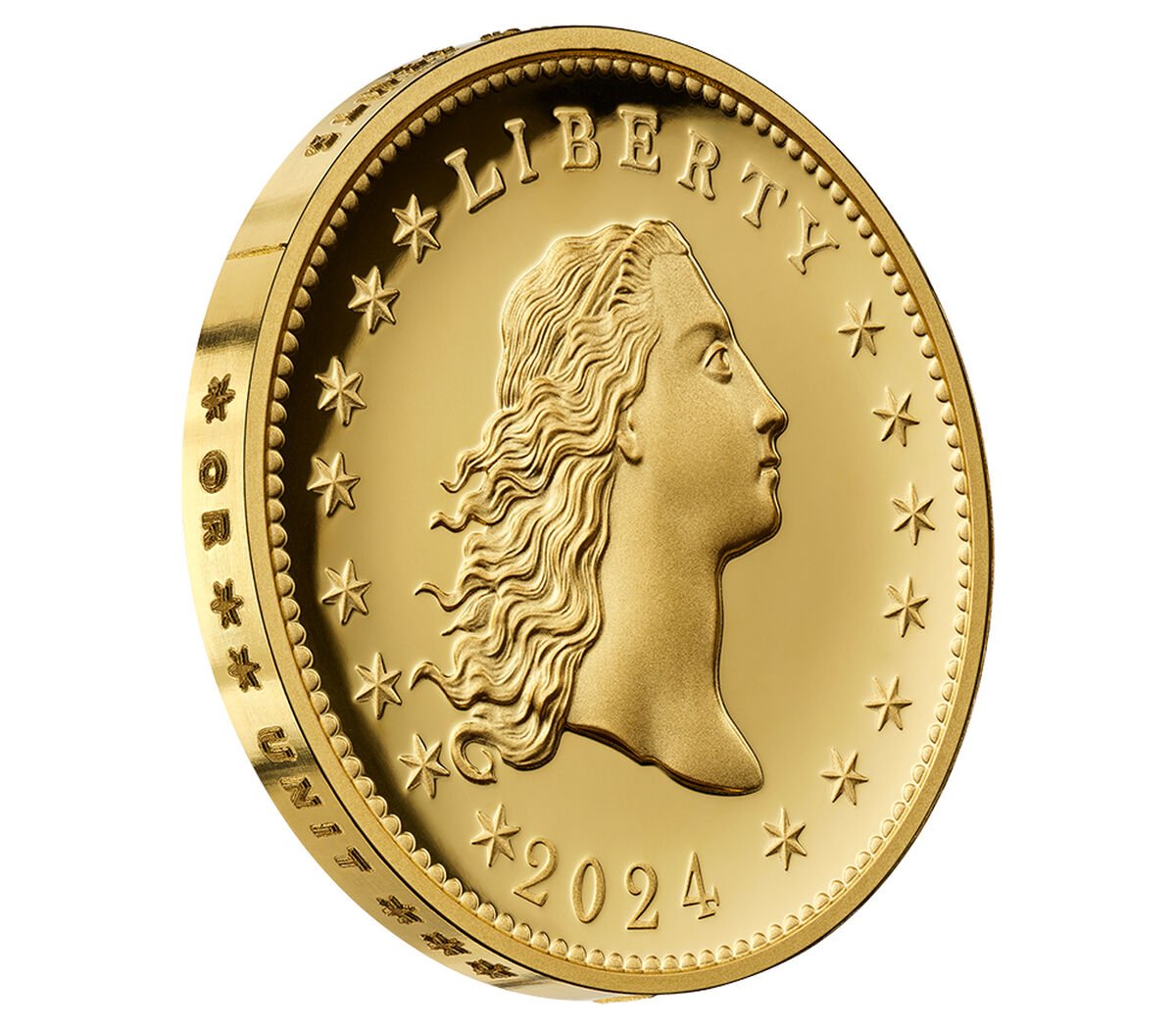 2024 Flowing Hair Gold Good Addition to Any Collection