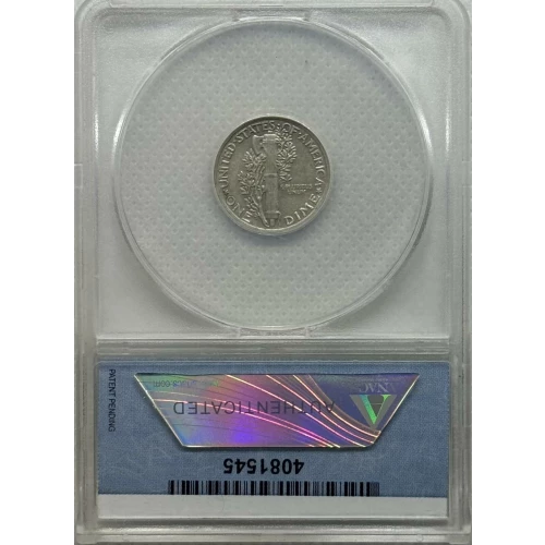 1942/1 10c Mercury Dime ANACS XF45 Details (2)