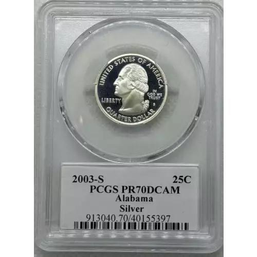 2003-S 25C Alabama Silver, DCAM