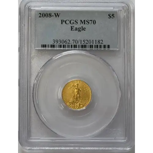 2008-W $5 Burnished Gold Eagle