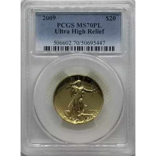 2009 $20 Ultra High Relief, PL