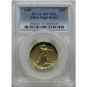 2009 $20 Ultra High Relief, PL