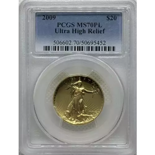 2009 $20 Ultra High Relief, PL