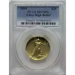 2009 $20 Ultra High Relief, PL