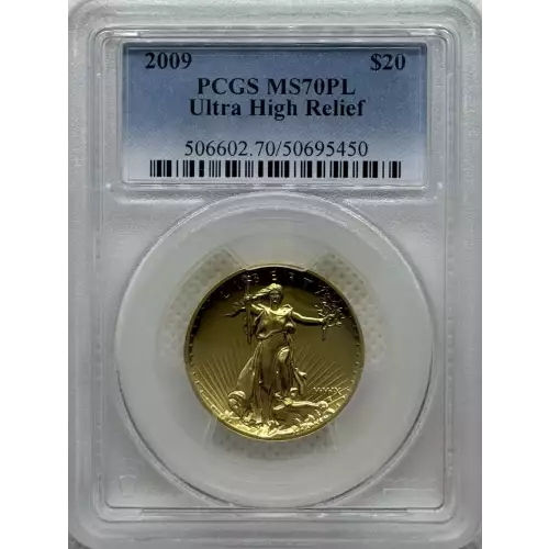 2009 $20 Ultra High Relief, PL