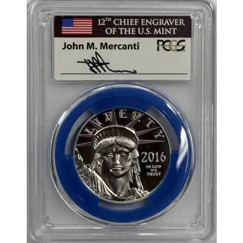 2016-W (2020) $100 Statue of Liberty WP Mint Hoard Mint Engraver Series Mercanti Flag 1 of 36, DCAM (2)