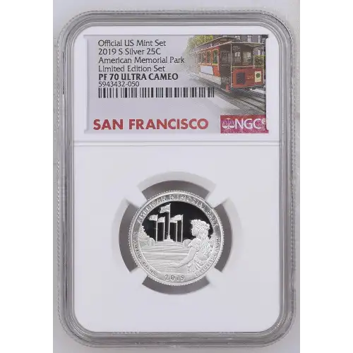 2019 S American Memorial Park Limited Edition Set Official US Mint Set ULTRA CAMEO (2)