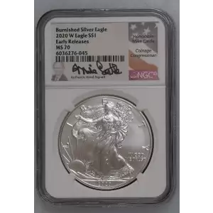 2020 W Burnished Silver Eagle Early Releases  (2)