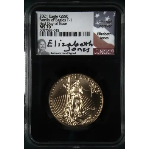 2021 Family of Eagles T-1 First Day of Issue (2)