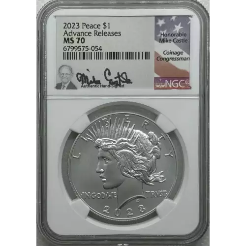 2023 Morgan and Peace Dollar Uncirculated Set NGC Advance Releases MS70 Castle  (4)