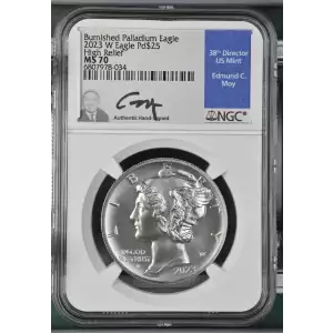 2023 W High Relief Burnished Palladium Eagle  (2)