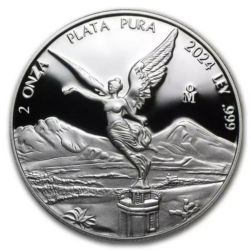 2024 2 oz Mexican Silver Proof Libertad in Capsule