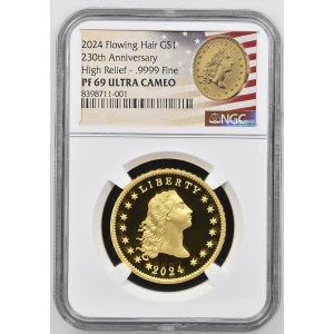 2024 Flowing 230th Anniversary High Relief - .9999 Fine ULTRA CAMEO (2)