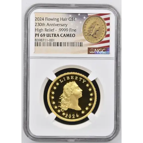 2024 Flowing 230th Anniversary High Relief - .9999 Fine ULTRA CAMEO (2)