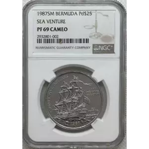 BERMUDA Palladium 25 DOLLARS