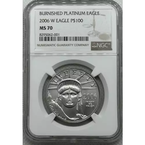 Platinum Bullion-Platinum Eagles--$100 Platinum Eagle 1 oz -Platinum- 100 Dollar