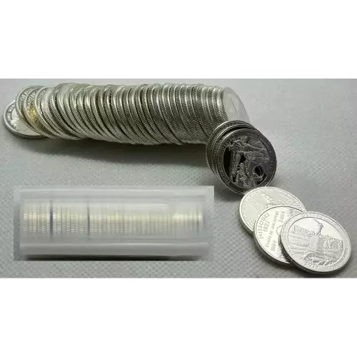 US 90% Silver Coins - Modern Quarter Junk Silver Roll - 40 Coins