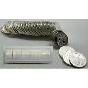 US 90% Silver Coins - Modern Quarter Junk Silver Roll - 40 Coins